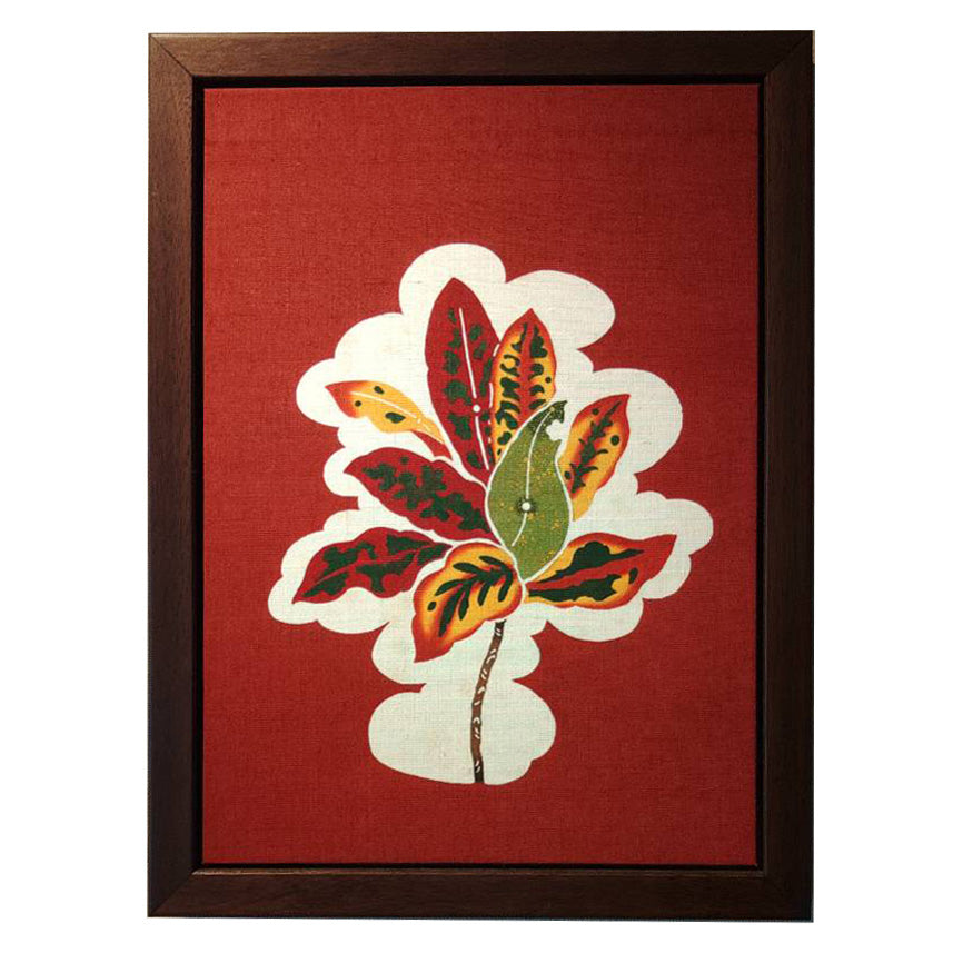 クロトン(赤)|加治工紅型工房