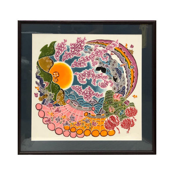 朝の音|紅型屋 紅天