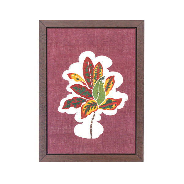 クロトン(赤紫)|加治工紅型工房